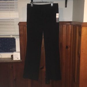 Semiflare black slacks